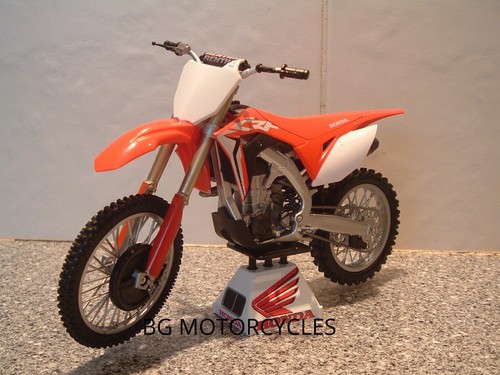 1:12 2018 HONDA CRF450R CRF 450 R MOTOCROSS MOTO X FANTASTIC QUALITY TOY MODEL - Picture 4 of 11