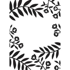 #283 Darice Embossing Folder Essentials "  FLOWERS N LEAVES  "  #30032606