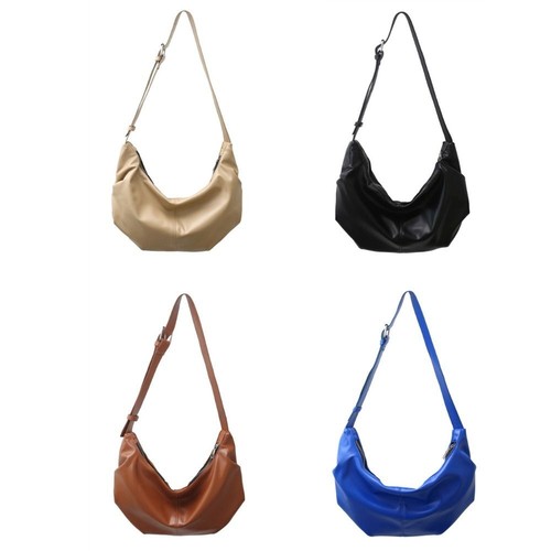 PU Underarm Shoudler Bags Solid Color Crossbody Bags for Women - Picture 7 of 16