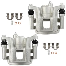 Rear Pair w/ Bracket For 2009 - 2016 TOYOTA VENZA Brake Calipers