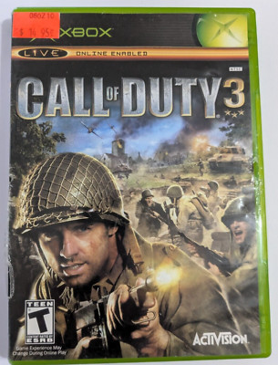 Call of Duty 3 Microsoft Xbox Game w/Manual