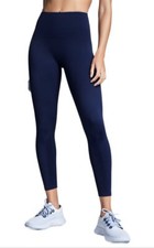 LNDR Women's Navy Eight Eight Slim Leggings SL618 NWT