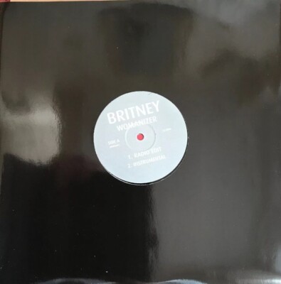 Britney Spears - Womanizer 4 Track 12'' Black Vinyl Mega Rare 2008