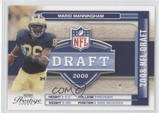 2008 Prestige NFL Draft Mario Manningham #NFL-19 0a1