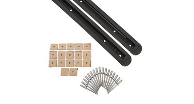 Rhino Rack RTS547 RTC Tracks w/Hardware End Caps for Toyota Tacoma 05-22