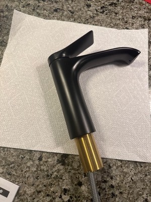 Price drop! NEW! Hansgrohe 75020 Vivenis 1.2 GPM 1 Hole Bathroom Faucet - Black