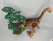 Playmobil 5231 Grande Brachiosaurus Dinosaurio y Bebé Difícil de Encontrar No Completo Conjunto Personalizado
