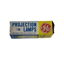 Bulb GE CZA CZB 500W 120V Vintage Projection Lamp Gold Top Original Box