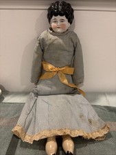 22  Antique German China Head Doll - Composite Hands  Feet