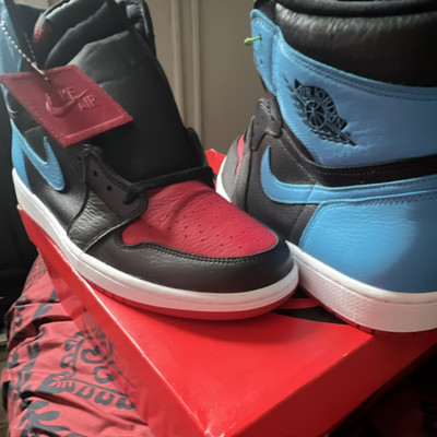 Jordan Air Jordan 1 High OG UNC To Chicago Black Powder Blue Gym Red CD0461-046