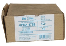 LOT (10) 1/4" MILWAUKEE/HAMMOND ULTRA PURE  FULL PORT IPS BALL VALVE HANDLE NEW