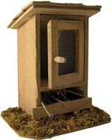 KrippenzubehöR Hasenstall 1-TüRig 7 Cm