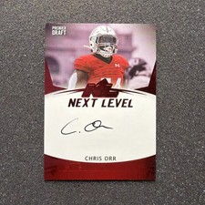 2020 Sage Hit CHRIS ORR #NL-CO Rookie Next Level AUTO - WISCONSIN FOOTBALL