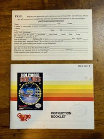 Hollywood Squares NES | Black Box Variant | Complete CIB | Tested