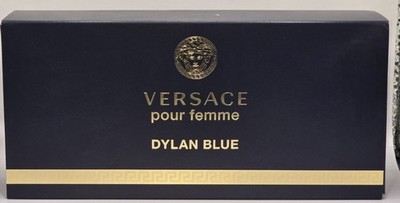 VERSACE DYLAN BLUE POUR FEMME 3PC GIFT SET EDP  NIB