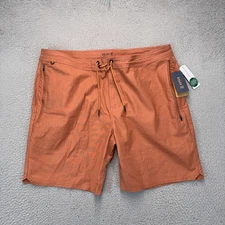 Roark Layover 2.0 Trail Shorts Mens 40 Brown 8" Inseam Travel Adventure Outdoor