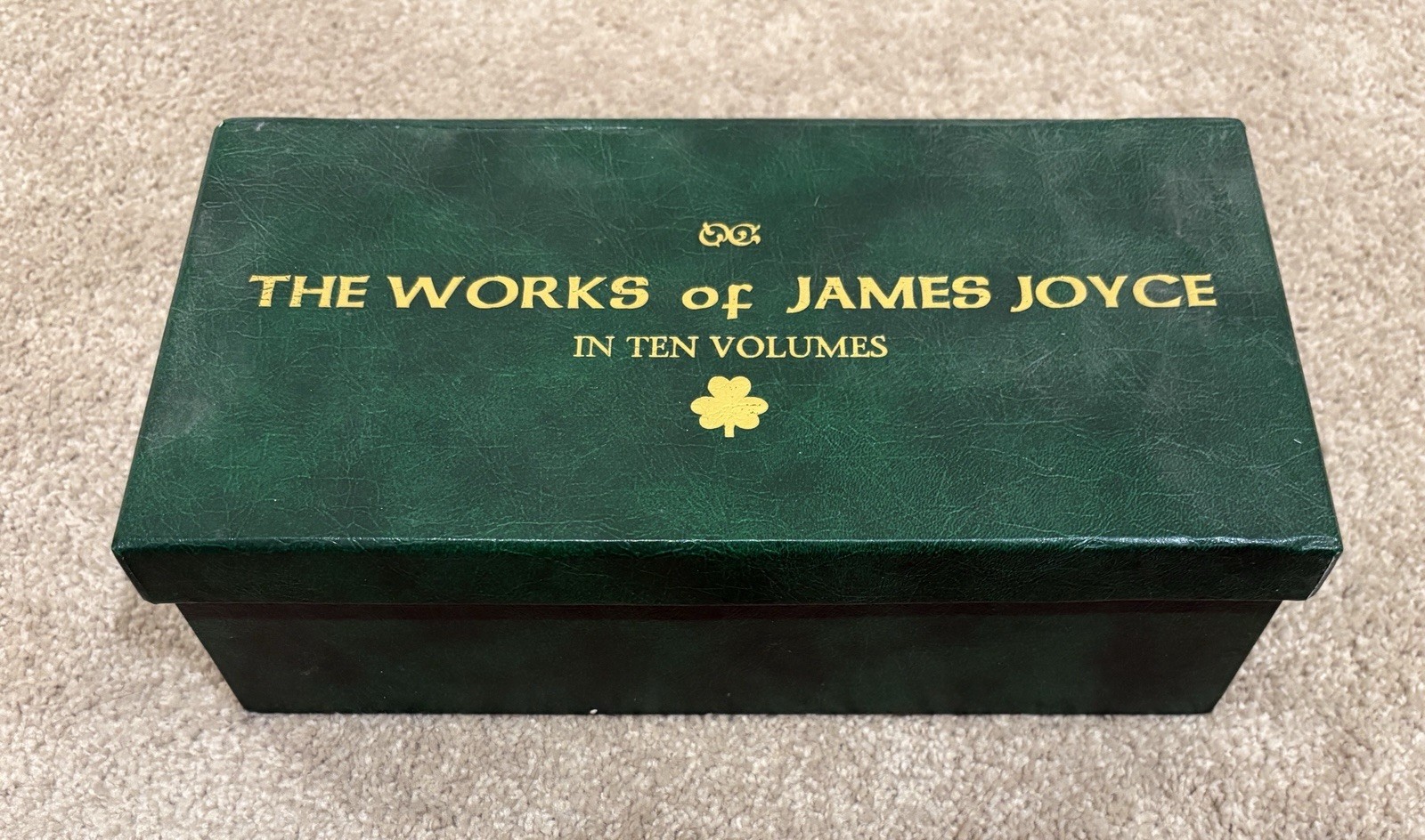 The Works of James Joyce In Ten Volumes - Includes Box - Hardcover, Gold Edges
