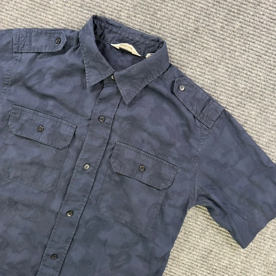 A Bathing Ape Short Sleeve Casual Button-Down Shirts for Men for