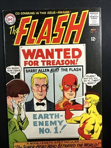 The Flash #156 1965 DC Comics Vintage Silver age 1st Print Fine *A5