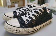 Converse Chuck Taylor All Star Mens Size 6 Women's Size 8 BLING