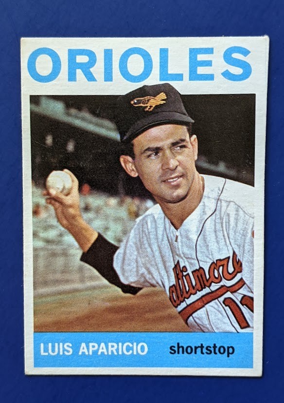 1964 Topps - Luis Aparicio HOF #540 - Baltimore Orioles HIGH NUMBER