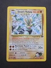 Pokemon TCG Gym Challenge Rare Holo: Giovanni's Machamp 6/132 WOTC