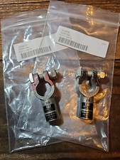 Positive Negative 2/0 AWG Straight Barrel Top Post Battery Terminal Cable CAT