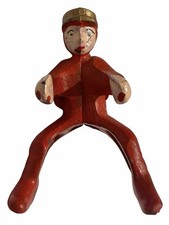 KENTON VINTAGE CIRCUS WAGON CAST IRON TOY DRIVER 2 1/2  