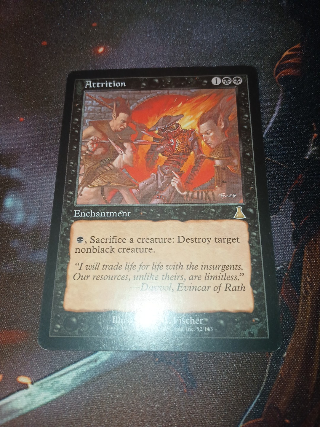 MTG Attrition Urza's Destiny Regular Card Near Mint Condition