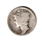 1918  mercury dime