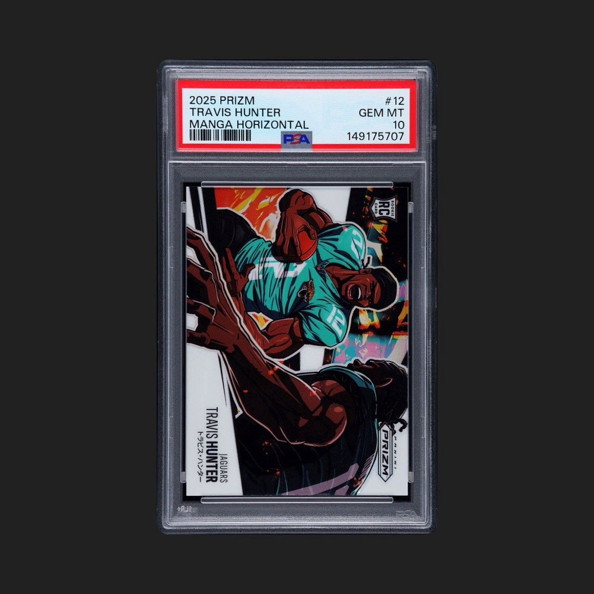 Travis Hunter Panini Prizm Manga Horizontal #12 Base