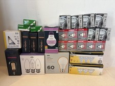 Light Bulb Job Lot Bundle Various Types - Screw, Bayonet, LED, Antique Etc