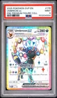 Pokemon Umbreon Ex Scarlet & Violet Promo En Prismatic Premium Figure #176 PSA 9