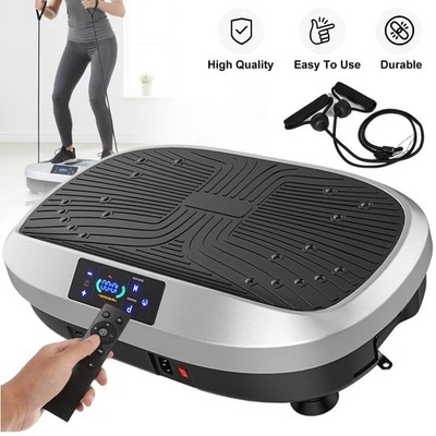 Vibrationstrainer 3D Fitness Platte Heimgerät Body Shaper 120 Level Rüttelplatte