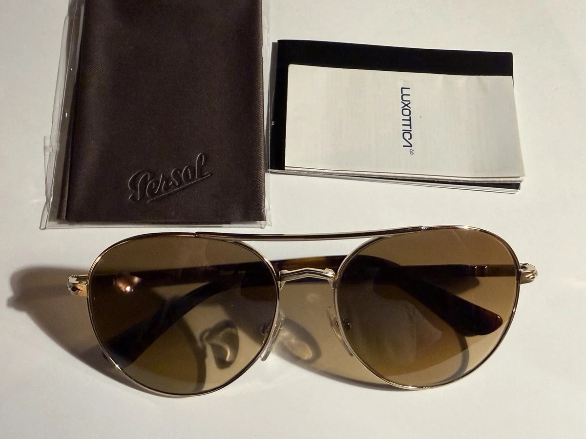 Limited Edition Persol Aviator Sunglasses – Unworn with Original Leather Case PERSOL 2027 Classic Vintage Metal Aviator Brand New | eBay main image 2