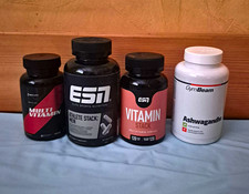 ESN Athlete Stack Multivitamin-Komplex + Ashwagandha Kapseln