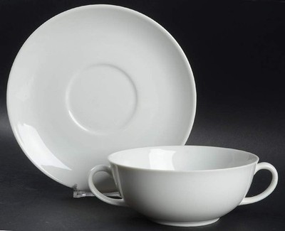 Arzberg Arzberg White  Cream Soup & Saucer 1604786