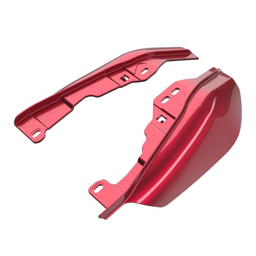 Deflectores de aire de cuadro medio Advanblack Velocity Red Sunglo para Harley Street Road - Imagen 6 de 10