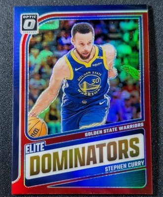 Stephen Curry 2024-25 Panini Donruss Optic Elite Dominators Red /99 #4-2