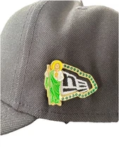 San Judas Saint Jude Style Hat Pin For New Era Logo Mexico