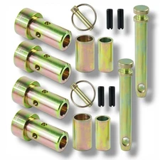 2-Pack TK95029 CAT 1 Quick Hitch Adapter Bushing Kit w/ Top Link & Lynch Pins