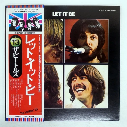 BEATLES LET IT BE APPLE EAS80561 Japan OBI VINYL LP