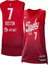 Indiana Fever Aliyah Boston #7 Nike Unisex Red 2026 WNBA Jersey Rebel Edition