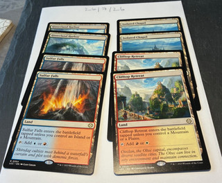 Magic the Gathering MTG Assorted Land x8 Rare Cards NM/M Comm 4 of 4