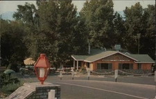 Oakhurst,CA Street view of Holiday Village Motel near Yosemite National Park