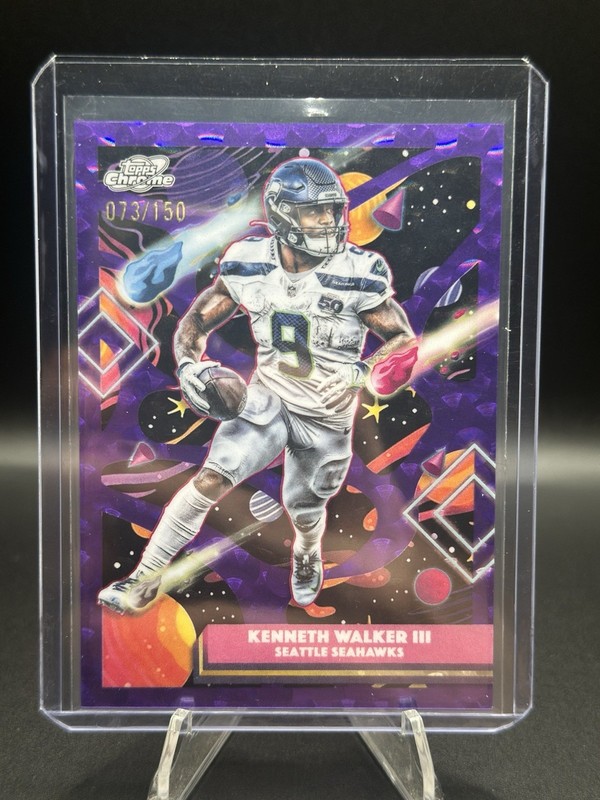 Kenneth Walker III - Topps Cosmic Chrome Purple Nebula Refractor /150 Seahawks