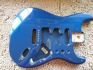 Fender Standard MIM Stratocaster Strat Project Body 2008 Electron Blue Beauty!