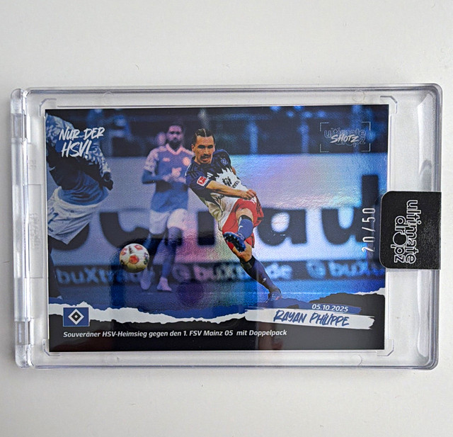 Ultimate Dropz Shotz 2025/26 Hamburger SV Rayan Philippe MOMENT-20 /50