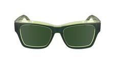 CALVIN KLEIN JEANS Unisex Adult Sunglasses CKJ24609S - Petrol with Green Lens