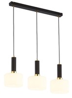 HäNgelampe Metall Jenna Glas Schirme Blendarm E27 Moderne Pendelleuchte Esstisch